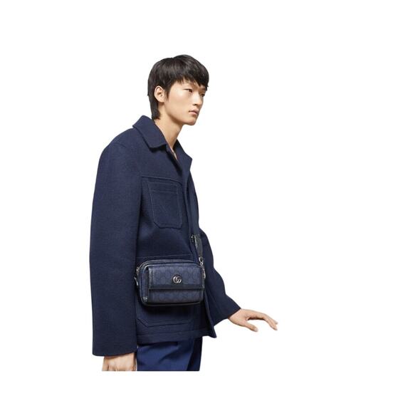 Gucci Ophidia Supreme GG Blue and Black Crossbody - Picture 8 of 8